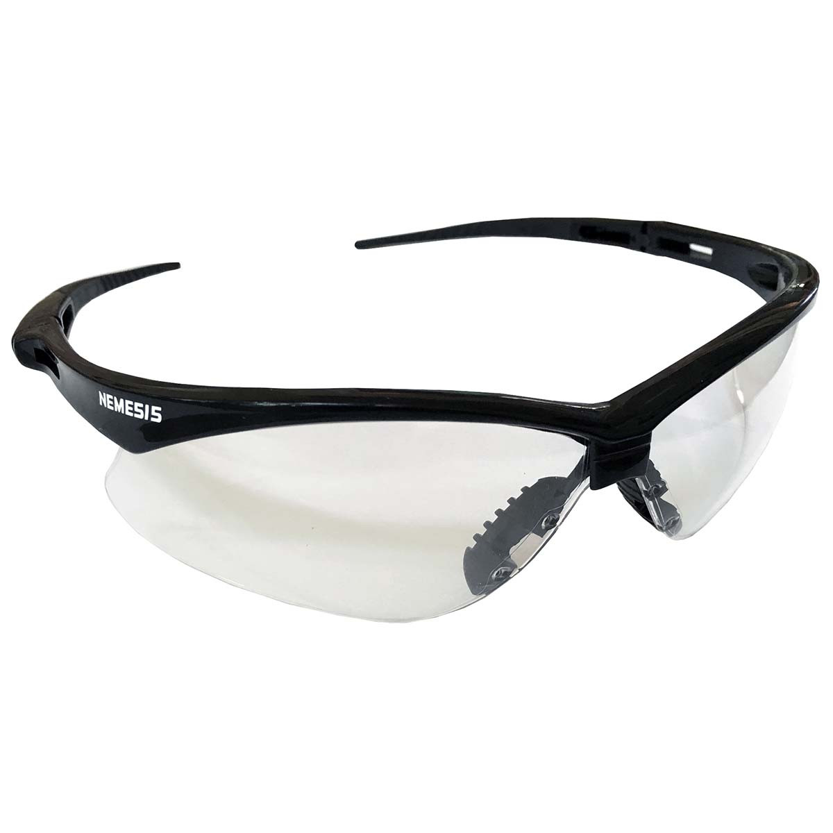 V30 Nemesis* Safety Eyewear, Black Frame/Clear Lens - KIM25676