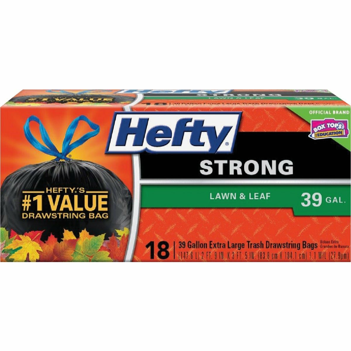 Hefty Extra Strong Lawn & Leaf Bag 39 Gallon - MacDonald Industrial Supply