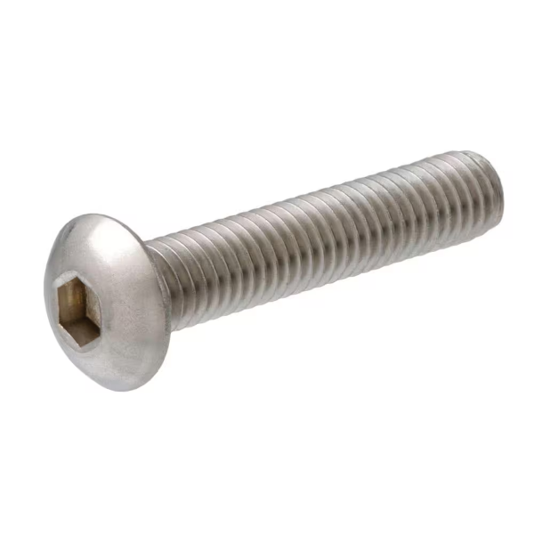 M3 Stainless Steel Button Head Socket Cap Screws A2, Metric ISO 7380 0.50  Coarse