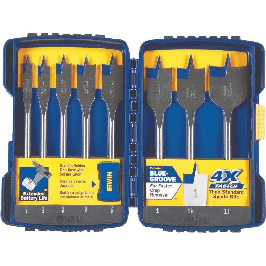 Irwin Speedbor 8Piece Spade Bit Set MacDonald Industrial Supply