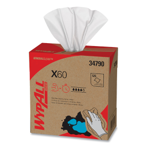 9" X 17" Wypall White Pop-Up Box 126 Per Box 34790