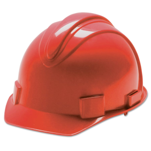 Jackson 4 Point Adjustable Red Hard Hat 3013364