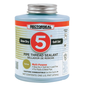Rectorseal #5 Multi-Purpose Pipe Thread Sealant Brush Top 16 Ounces