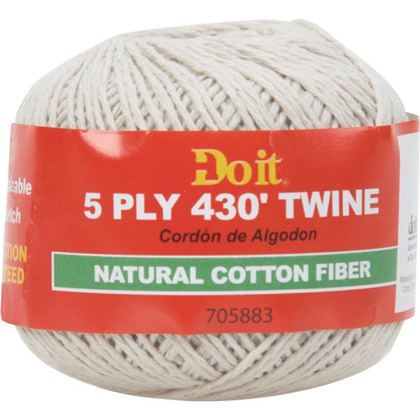 5-Ply x 430' Natural Cotton Twine