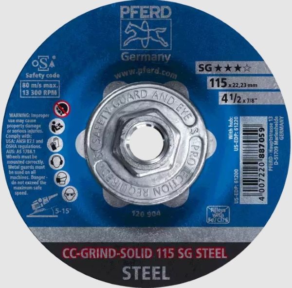 PFERD 49568 Abrasive File Belt Pack of 10 Ceramic Oxide Co-Cool 50 Grit 20-1/2 Length x 3/4 Width
