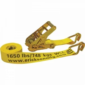 2"x15' Erickson J-Hook Ratchet Strap 5,000 lbs. 52300