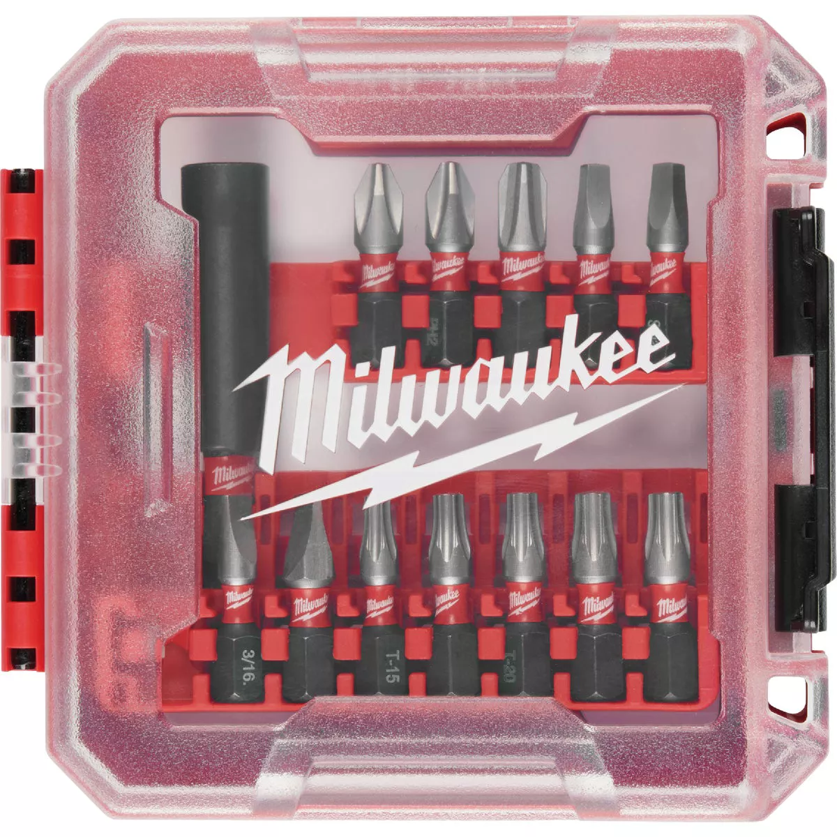 13 Piece Milwaukee Drive Guide Bit Holder Impact Bit Driver Set 48-32-4035