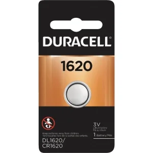 Duracell 1620 Lithium Coin Cell Battery 43687