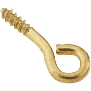 #214 Small Eye Screw Brass 7 Pack N118-737