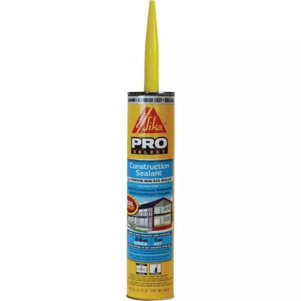 Sikaflex Sika Pro Select Construction Polyurethane Aluminum Gray Sealant 10.1 Oz. 90629