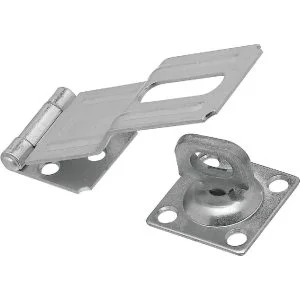 4-1/2" National Swivel Safety Hasp Zinc N102921