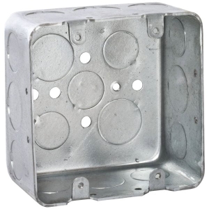 2 Gang Raco Square Metal Outlet Wall Box 683