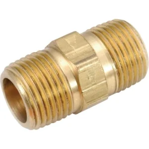 1/8-27 MNPT X CLOSE Yellow Brass Pipe Nipple 756122-02