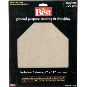 100 Grit Medium Do It Best General Purpose Sandpaper 330175