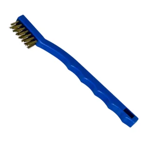 1/2" Pferd Mini Brass Wire Scratch Brush With Plastic Handle 85061