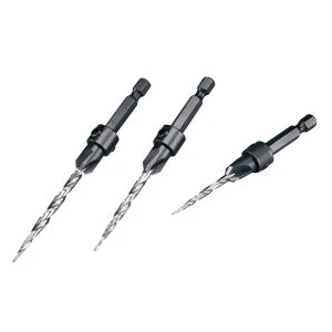 3 Piece Dewalt Rapid Load Wood Boring Countersink Bit Set (#6, #8, #10) DW2535