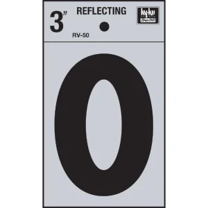 #0 Hy-Ko 04544 Reflective Adhesive Number