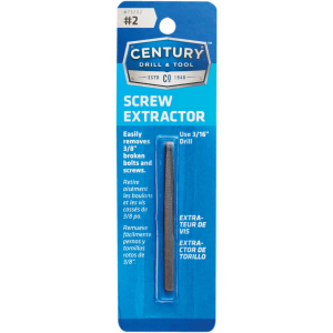 #2 Century Straight Flute Screw Extractor 343596