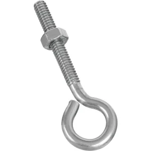 1/4"-20x3" Eye Bolt w/Hex Nut Stainless Steel N221598