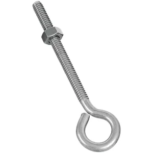 1/4"-20x4" Eye Bolt w/Hex Nut Stainless Steel N221606