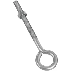 3/8"-16x6" Eye Bolt w/Hex Nut Stainless Steel N221663