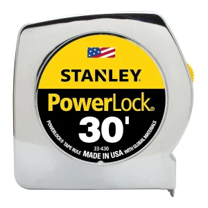 1"x30' Stanley 33-430 PowerLock Tape Measure