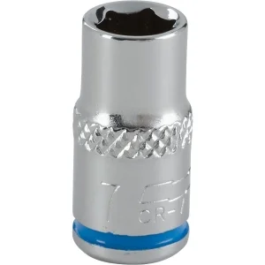 1/4" Drive X 7mm Channellock Socket 6 Point Shallow 398128