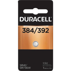 384/392 Duracell Silver Oxide Button Cell Battery 42287