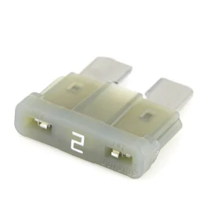 2 AMP Littelfuse ATO Gray Mini Spade Fuse 0287002.PXCN