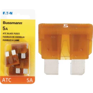 5 AMP Bussmann ATO Orange Mini Spade Fuse 4 Pack BP/ATC-5-RP