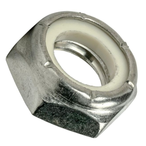 thumbnail image 2 of Fastenere #10-24 Nylon Insert Lock Nuts – Grade 2, Zinc Plated, Qty 100 2 of 6