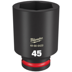 3/4 Drive x 45mm Milwaukee SHOCKWAVE Metric Deep Impact Socket 49-66-6420