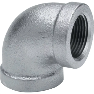 1/2-14 FNPT 90° Sch. 40 Galvanized Pipe Elbow 8700124152