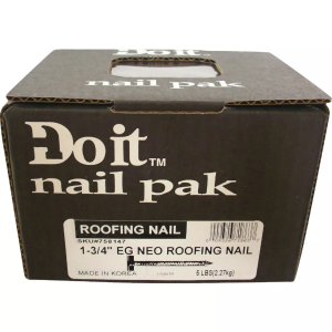 10GA x 1-3/4" Do It Best Roofing Neoprene Washer Galvanized Nails 1 Lb. Box (107 Ct.) 759861