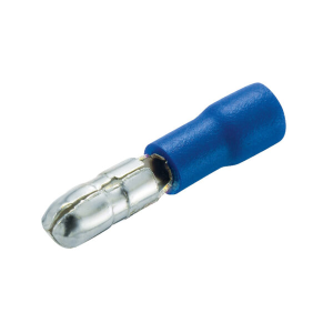 16-14 AWG X .156" Blue Nylon Male Bullet Connector 842205