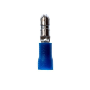 16-14 AWG X .156" Blue Vinyl Male Bullet Connector 440205