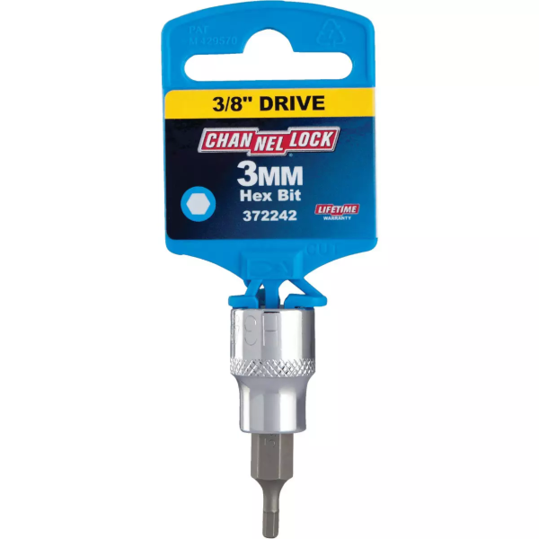 3/8" Drive X 3mm Channellock Hex Bit Socket 372242 - Image 2