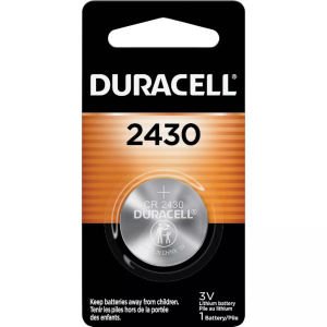 2430 Duracell 3V Security Coin Cell Battery 1 Pack 44087