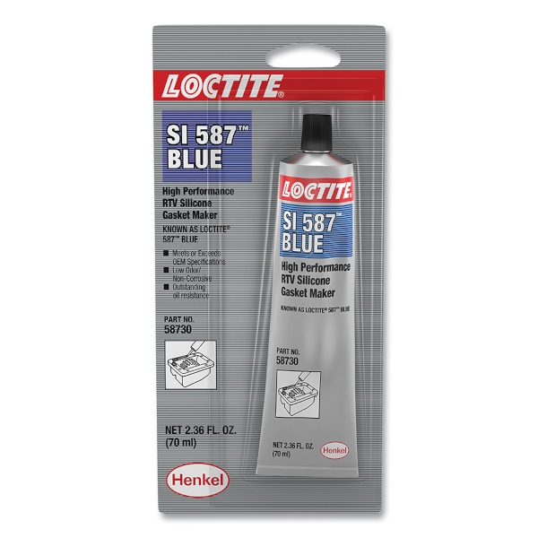 LOCTITE SI 587 Blue High Strength RTV Silicone Gasket Maker 70 mL 135504