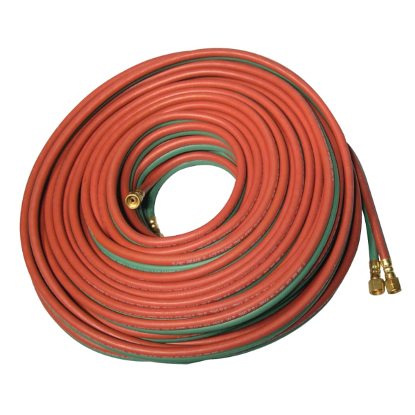 Best Welds 1/4" X 25' Grade R Oxygen/Acetylene Twin Welding Hose 25' w/ BB Fittings LB254