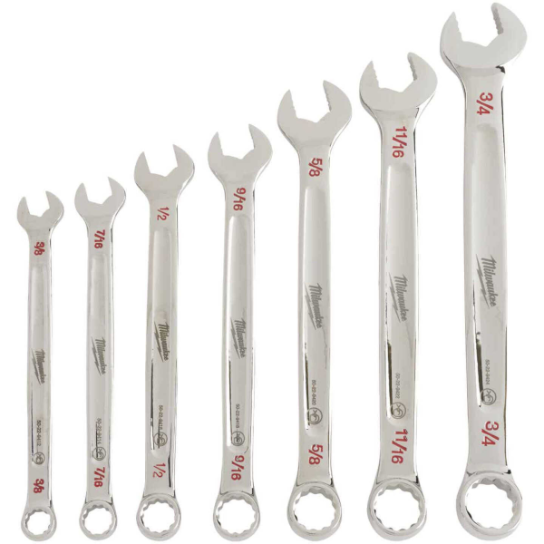 Milwaukee Standard 12-Point Combination Wrench 7 Pc. Set 48-22-9407