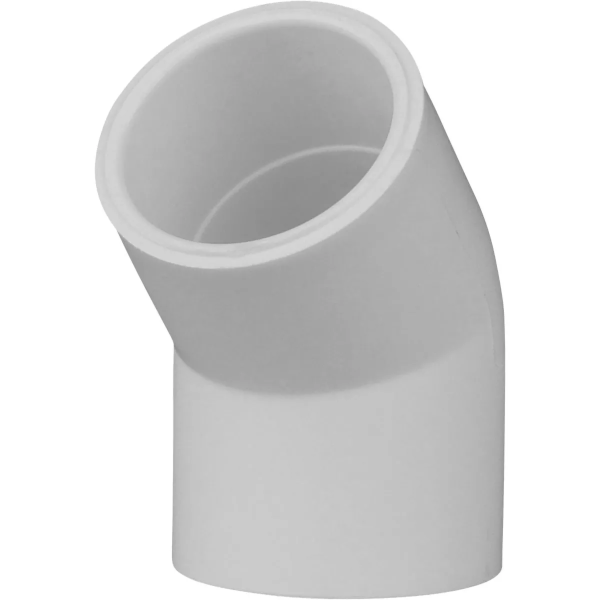 2-11-1/2 SLIP 45° Sch. 40 PVC Elbow 02309 1600