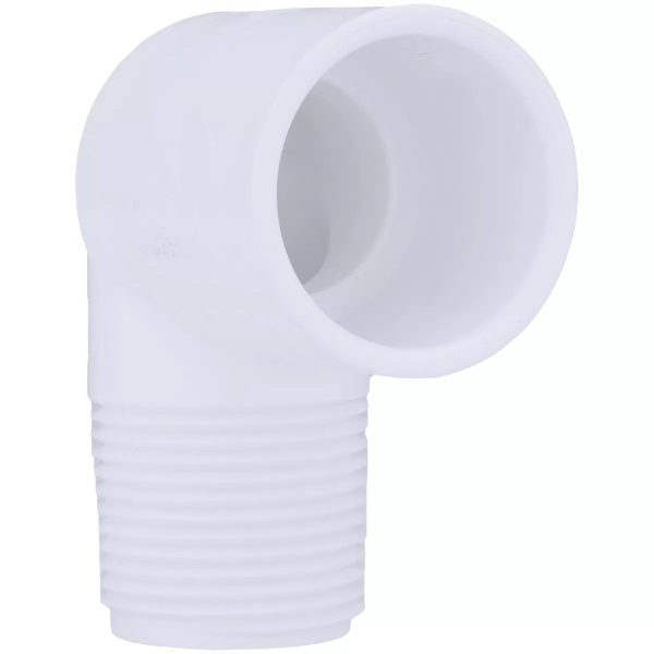 1 SLIP X 1 MPT 90° Sch. 40 PVC Street Elbow 02306 1000HA
