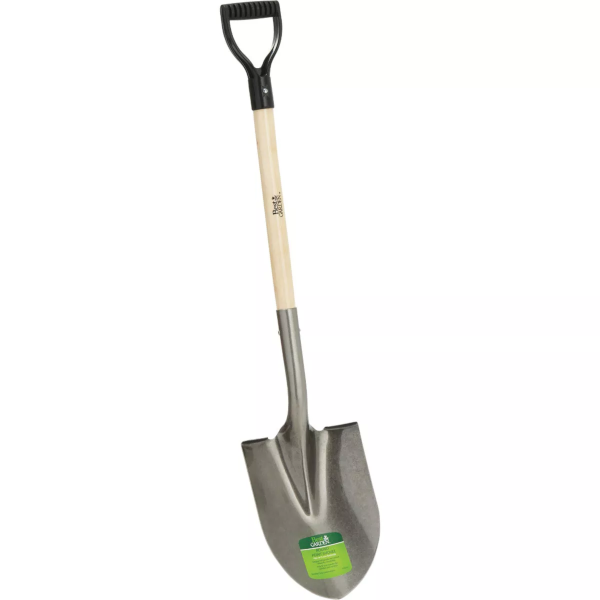 Best Garden 28" Wood Handle Round Point Shovel 709557
