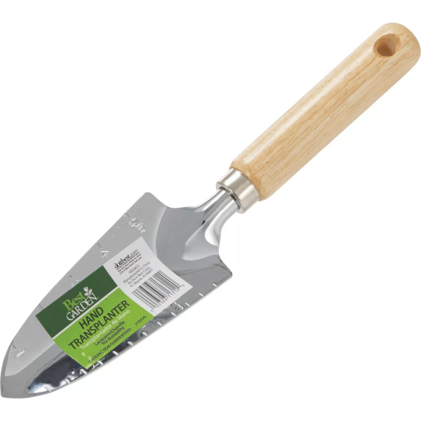 Best Garden 13" Chrome Hand Transplanter Trowel GT-927B