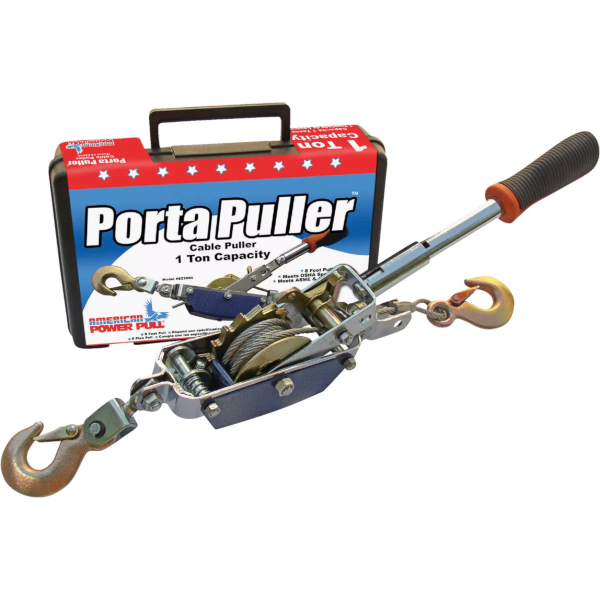 American Power Pull 1 Ton X 10' Cable Puller w/ Case EZ2000