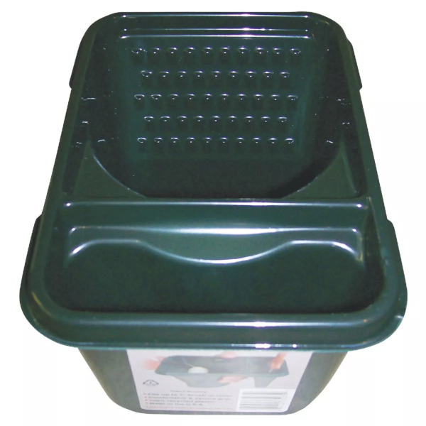 Leaktite Black Plastic Brush Cup 1 Quart T01C35DG060