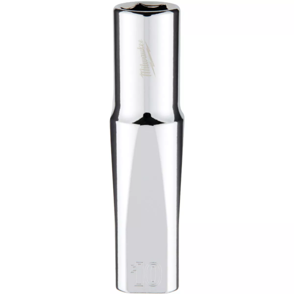 3/8" Drive X 10mm Milwaukee Socket 6 Point Deep with 4-Flat Sides 45-34-0010