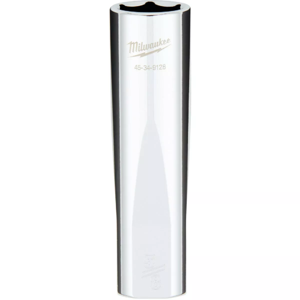 1/2" Drive X 5/8" Milwaukee Socket 6 Point Deep with 4-Flat Sides 45-34-9128