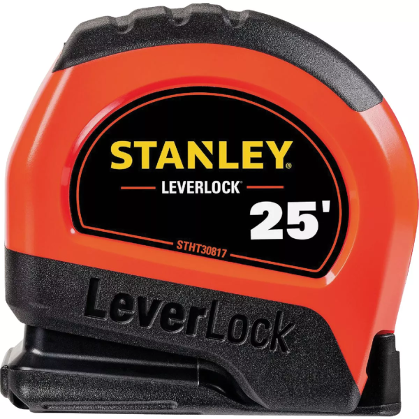 Stanley 1" X 25' Leverlock High-Vis Tape Measure STHT30817S